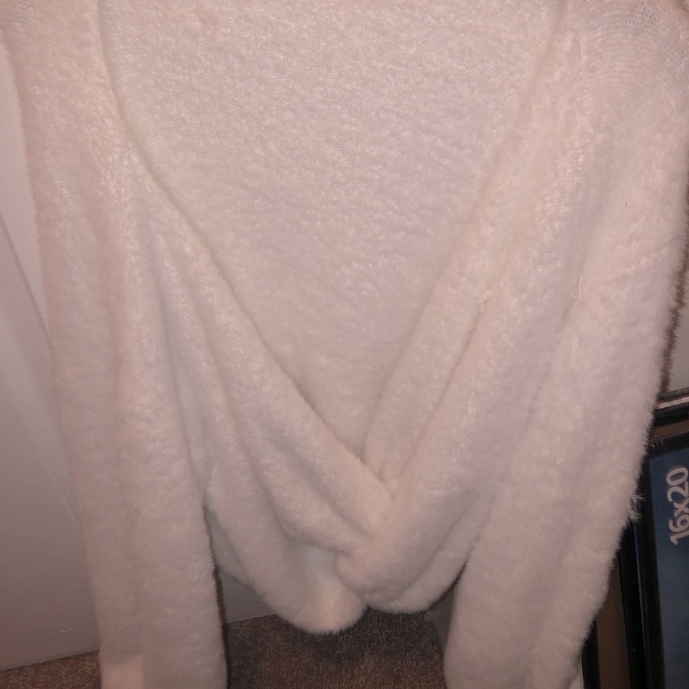 forever 21 knit sweater open back